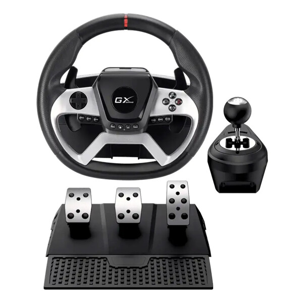Volante Genius Speedmaster X5 Pc Xbox One Ps4 Pedales VOLANTE GENIUS SPEEDMASTER X5