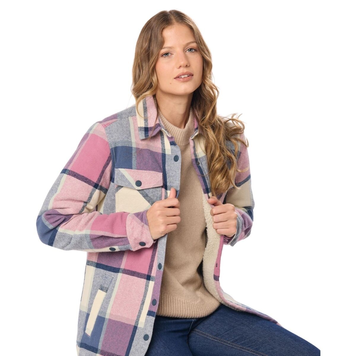 CAMISA VIYELA XS-XXXL - AZUL 