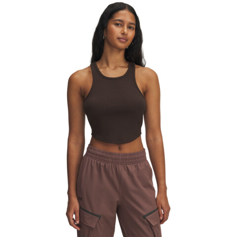 UA Rival Rib Tank-BRN BRN-246