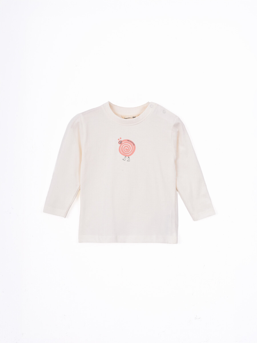 REMERA CHARLOTTE - OFF WHITE 