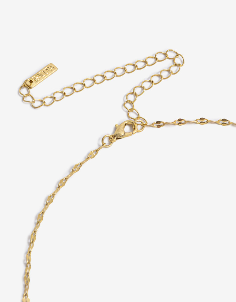 Collares Largos Piedra Collar Largo Perfumero Piedra - Dorado Oro Amarillo