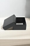 Caja 02 - 8x8x4,5 cm. NEGRO
