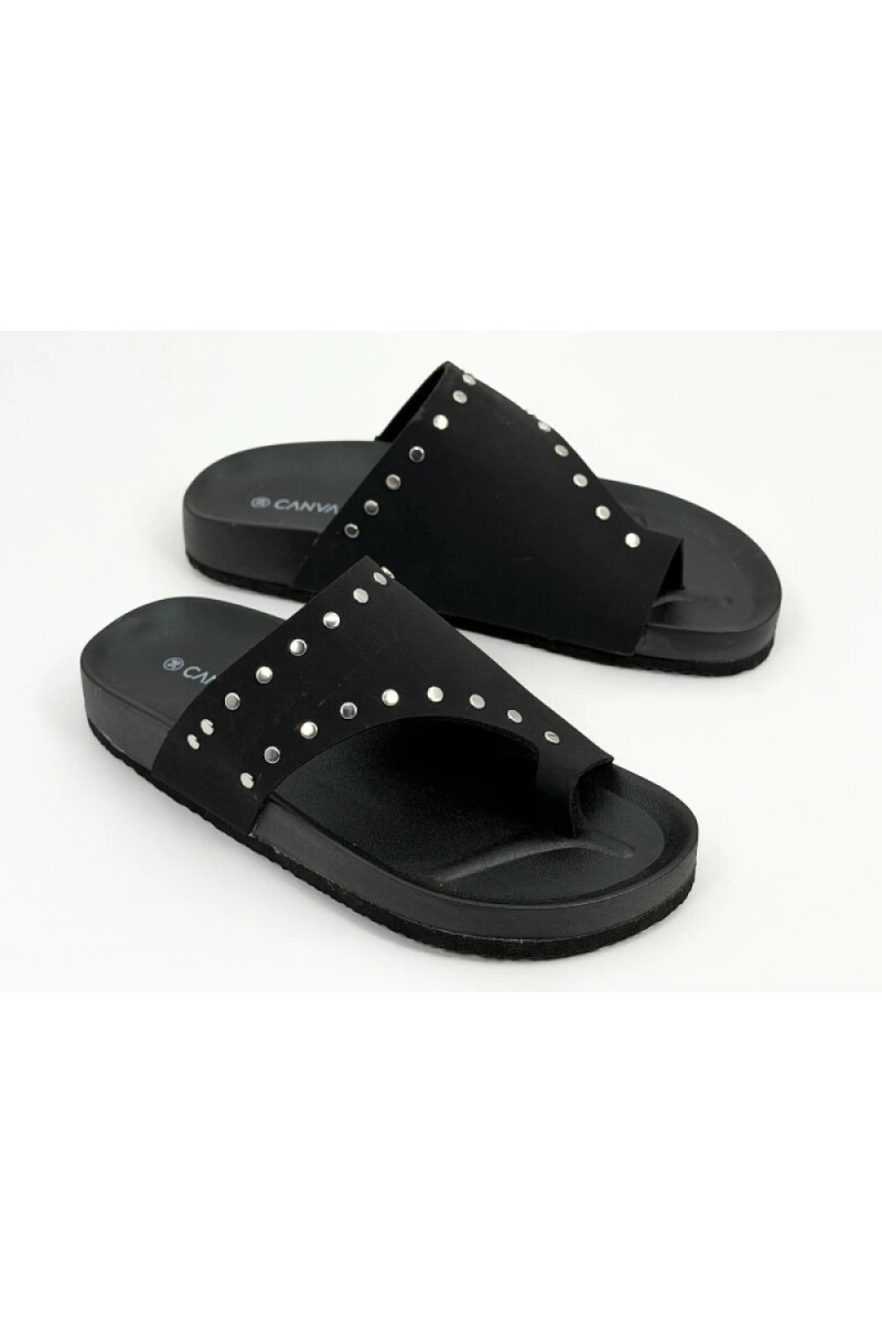 Sandalia Nude Negro