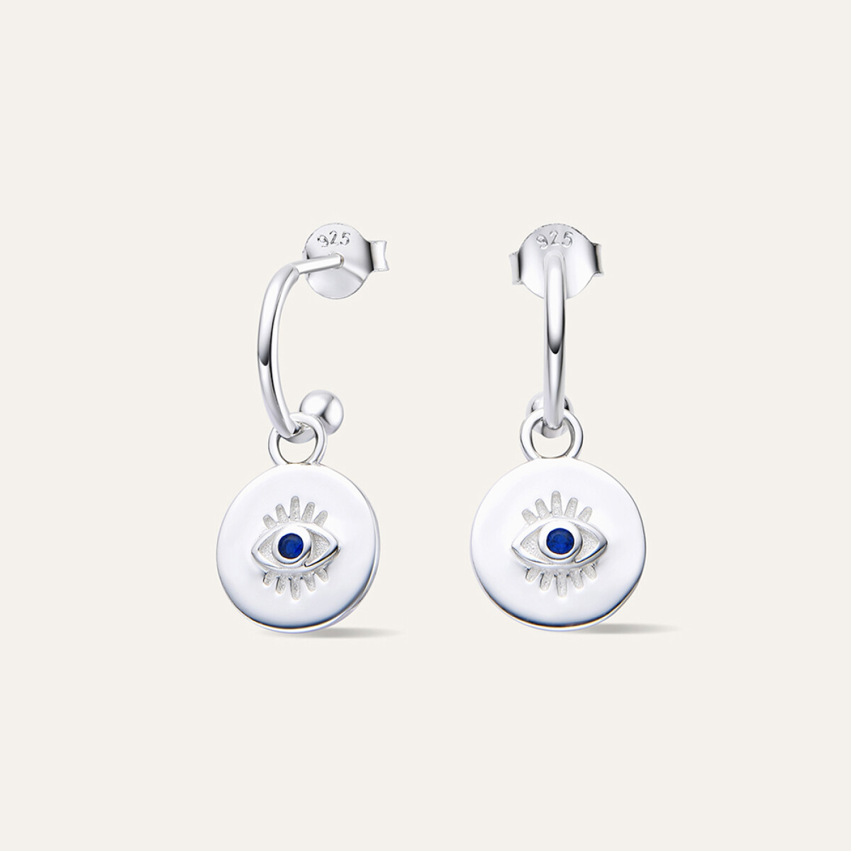 Caravanas Eyes - Plata 925 