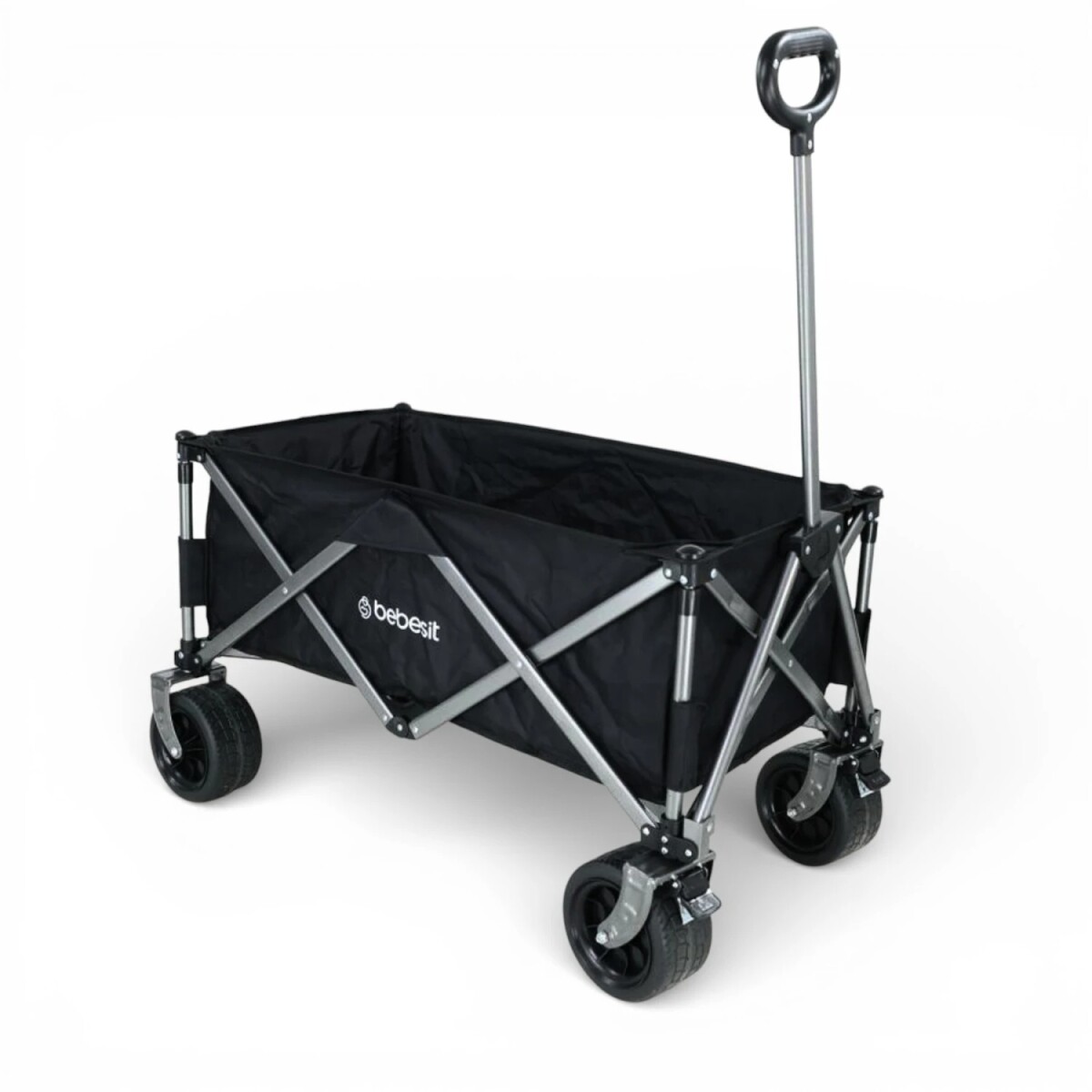 Carrito Plegable Multiuso Bebesit Waggon - NEGRO 