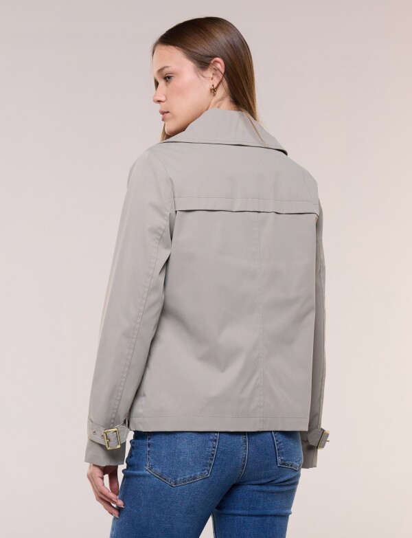 Gabardina Trench Corta VERDE