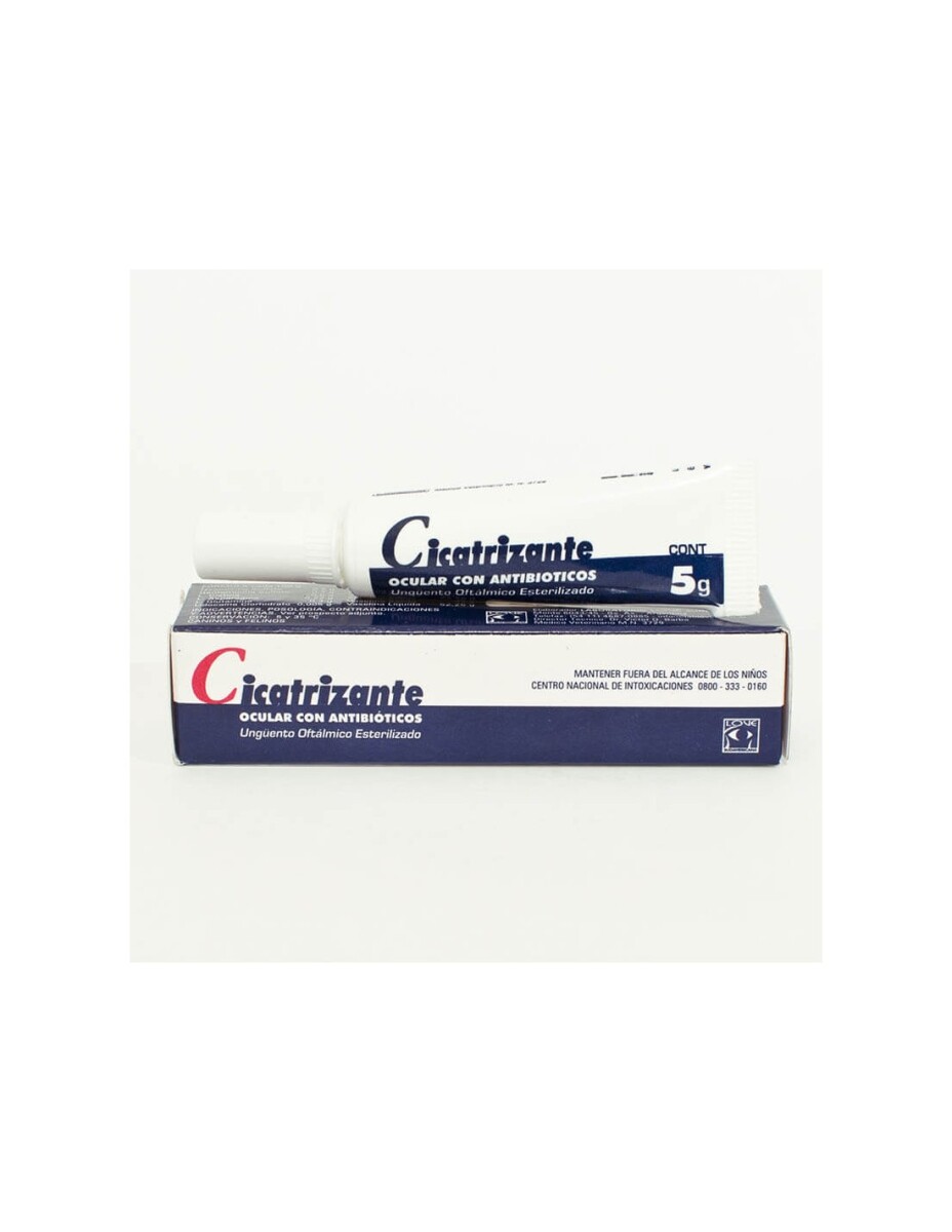 Cicatrizante Ocular con Antibiótico 5grs 