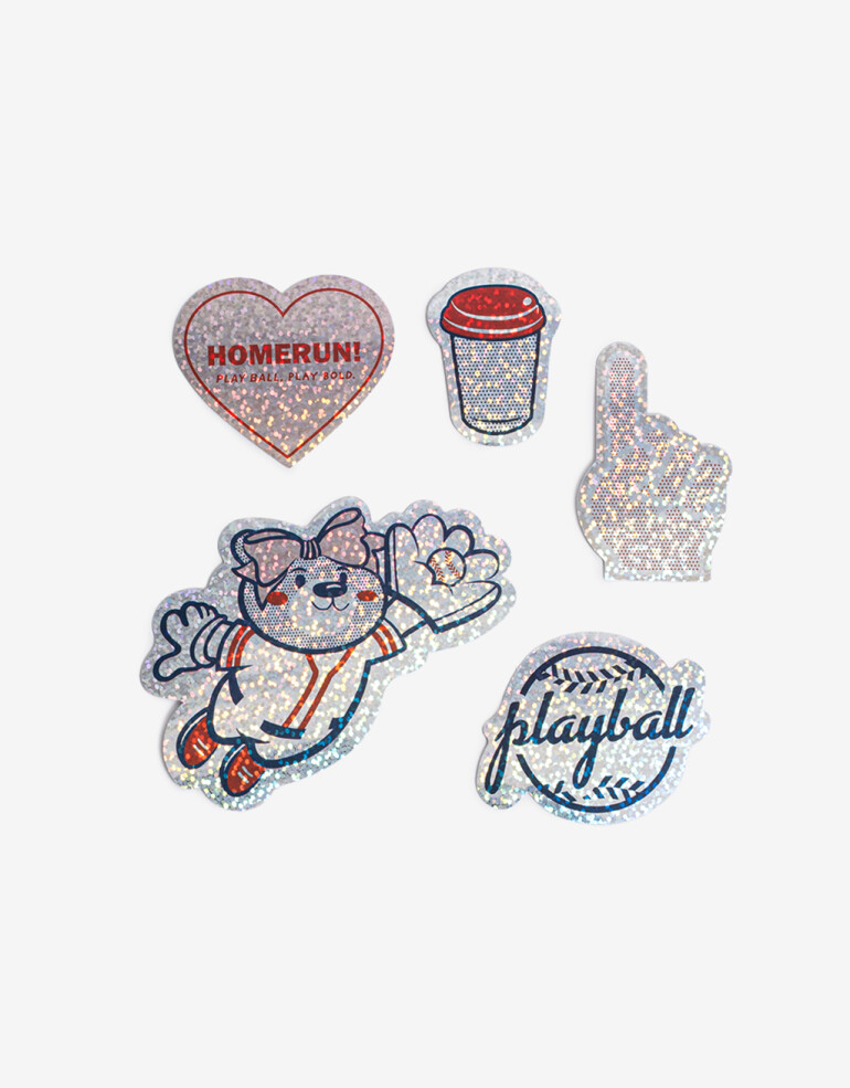 Rega Varios Set De Stickers Holográficos - Combinacion Tricolor