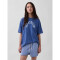 FRCH SS VINTAGE OVERSIZED TEE Bluette