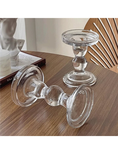 CANDELABRO VIDRIO D8.5/H11.5CM CANDELABRO VIDRIO D8.5/H11.5CM