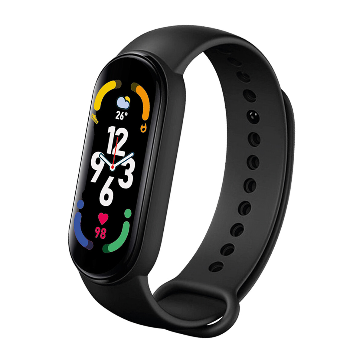 Seven Smart Band ALO 1" Multideportes - Black 