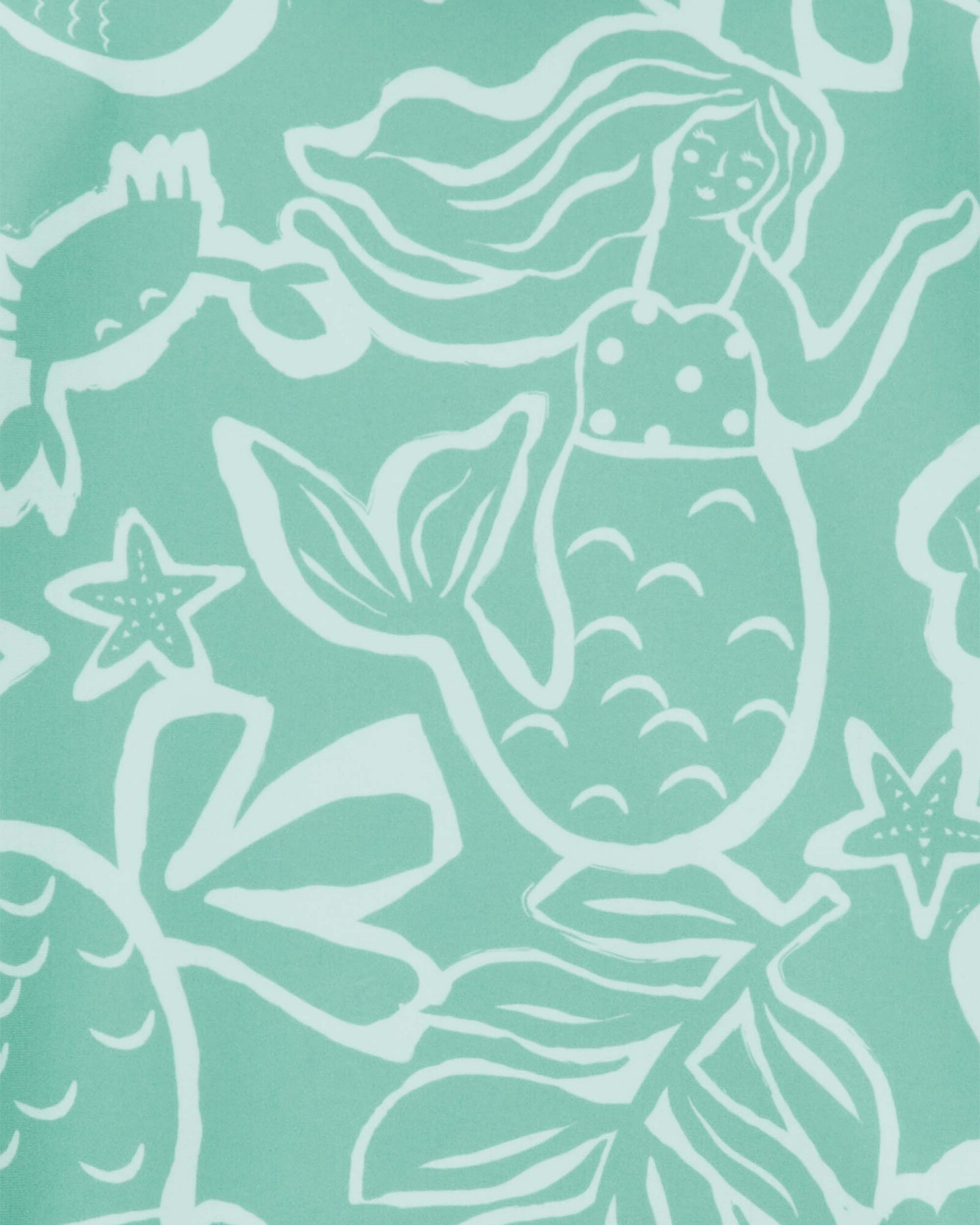 Traje de baño dos piezas con manga larga y protección UPF 50+ diseño sirenas. Talles 2-5T Traje de baño dos piezas con manga larga y protección UPF 50+ diseño sirenas. Talles 2-5T