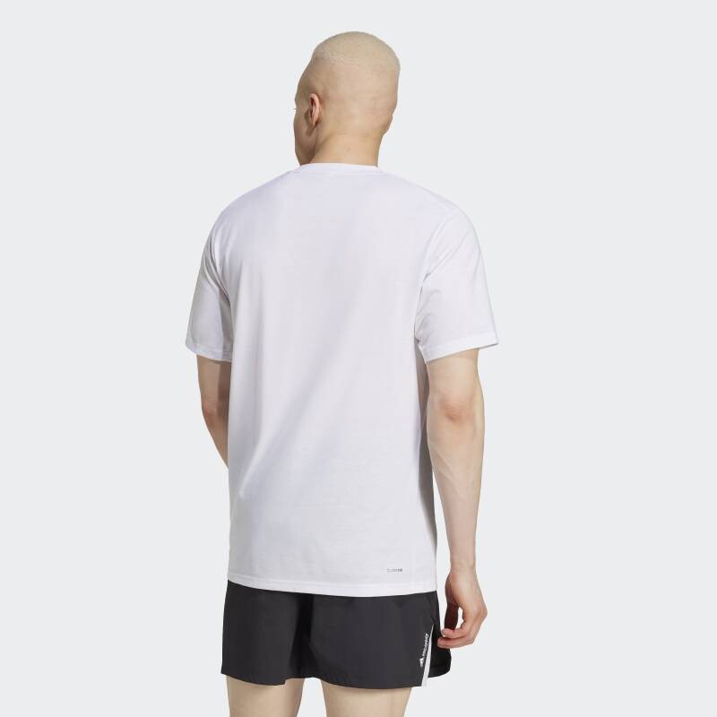 Remera Adidas Climacool Camo Logo Graphic Blanco