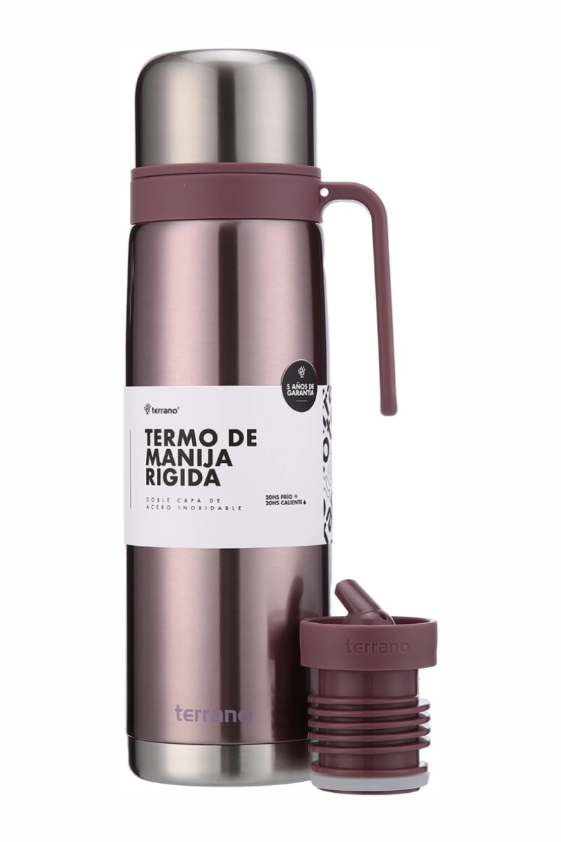 TERRANO TERMO MANIJA RIGIDA PREMIUM LILA METAL