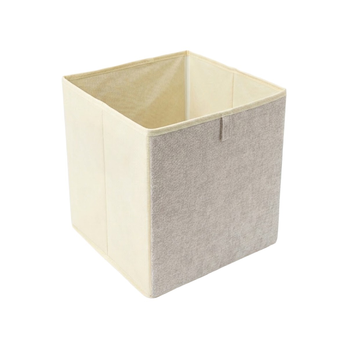 CAJA ORGANIZADORA BEIGE COMB 30X30CM 