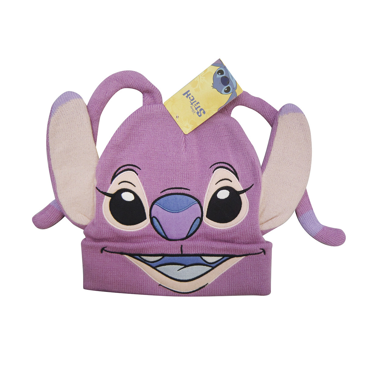 Gorro de Lana Infantil Stitch con Forma Oficial - ROSA 