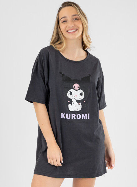 Kuromi dress Gris melange