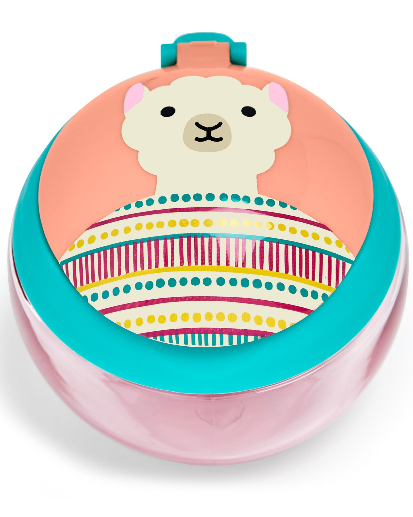 Tupper de snacks, diseño llama Sin color