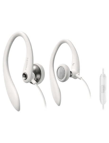 Auriculares Philips In Ear Línea Action Fit cableados con manos libres Blancos