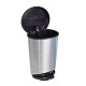 Tarro de residuos simil metal con pedal 20 lts GRIS