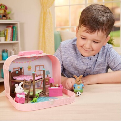 Set de espacios divertidos: Juego de Dormitorio con maleta de viaje