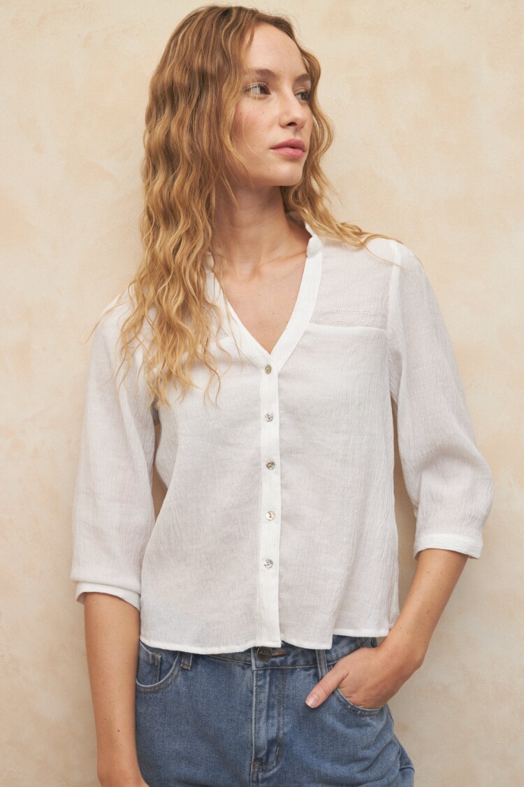 CAMISA ENCHANTED Blanco