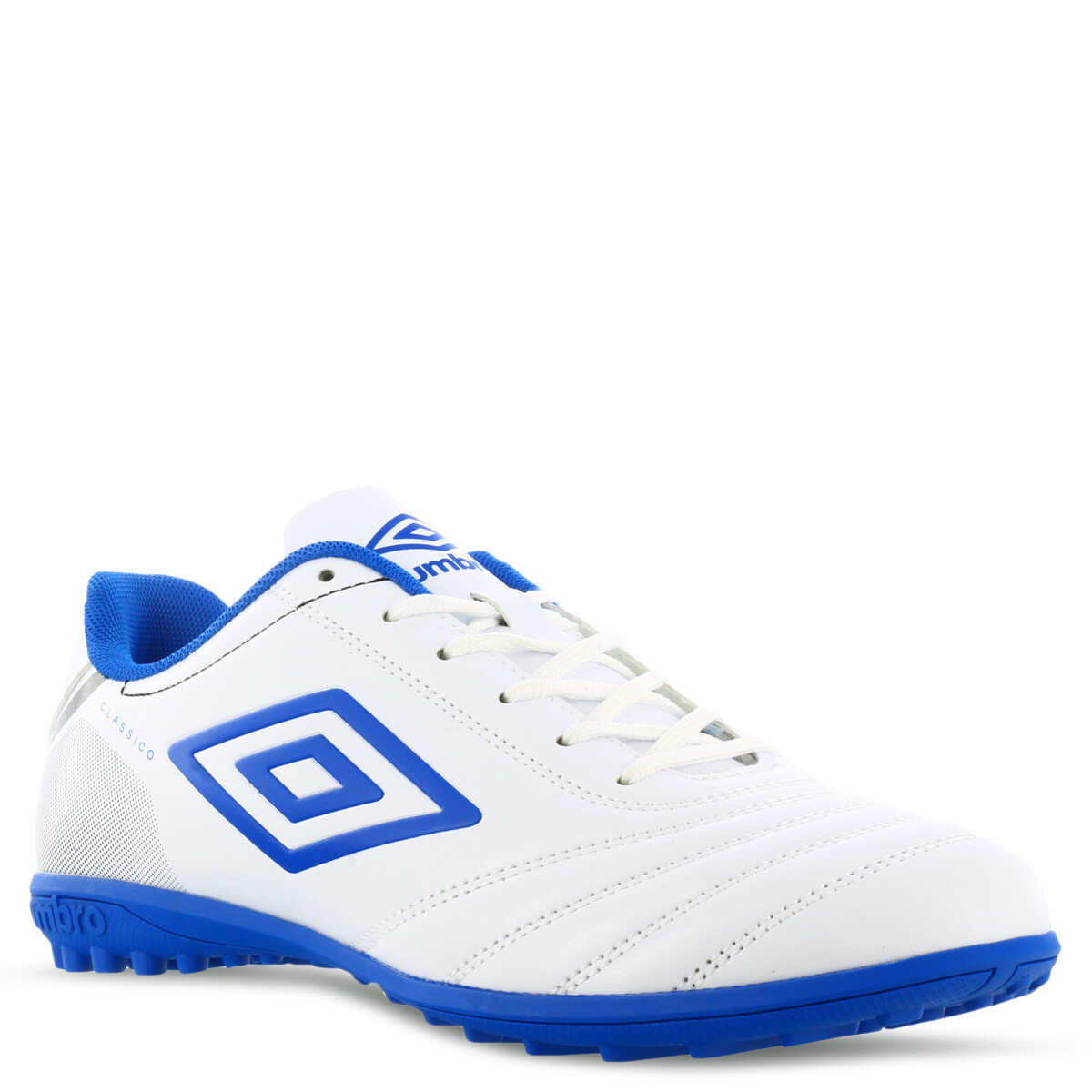 Championes de Hombre Umbro Calzado Clasico TF - Blanco - Azul Real 