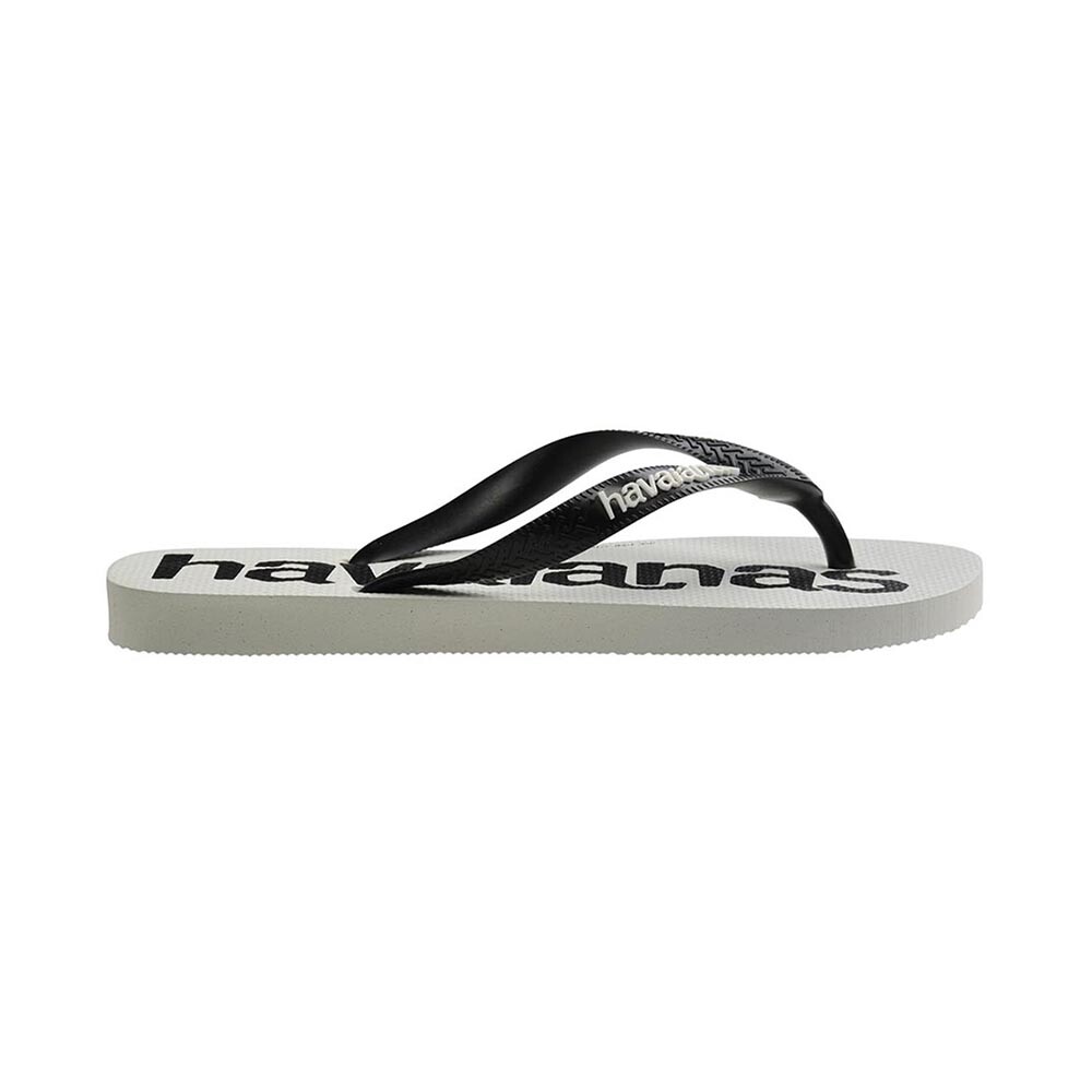 Sandalias Havaianas Top Logomania2 FC Hombre Blanco/Negro/Blanco