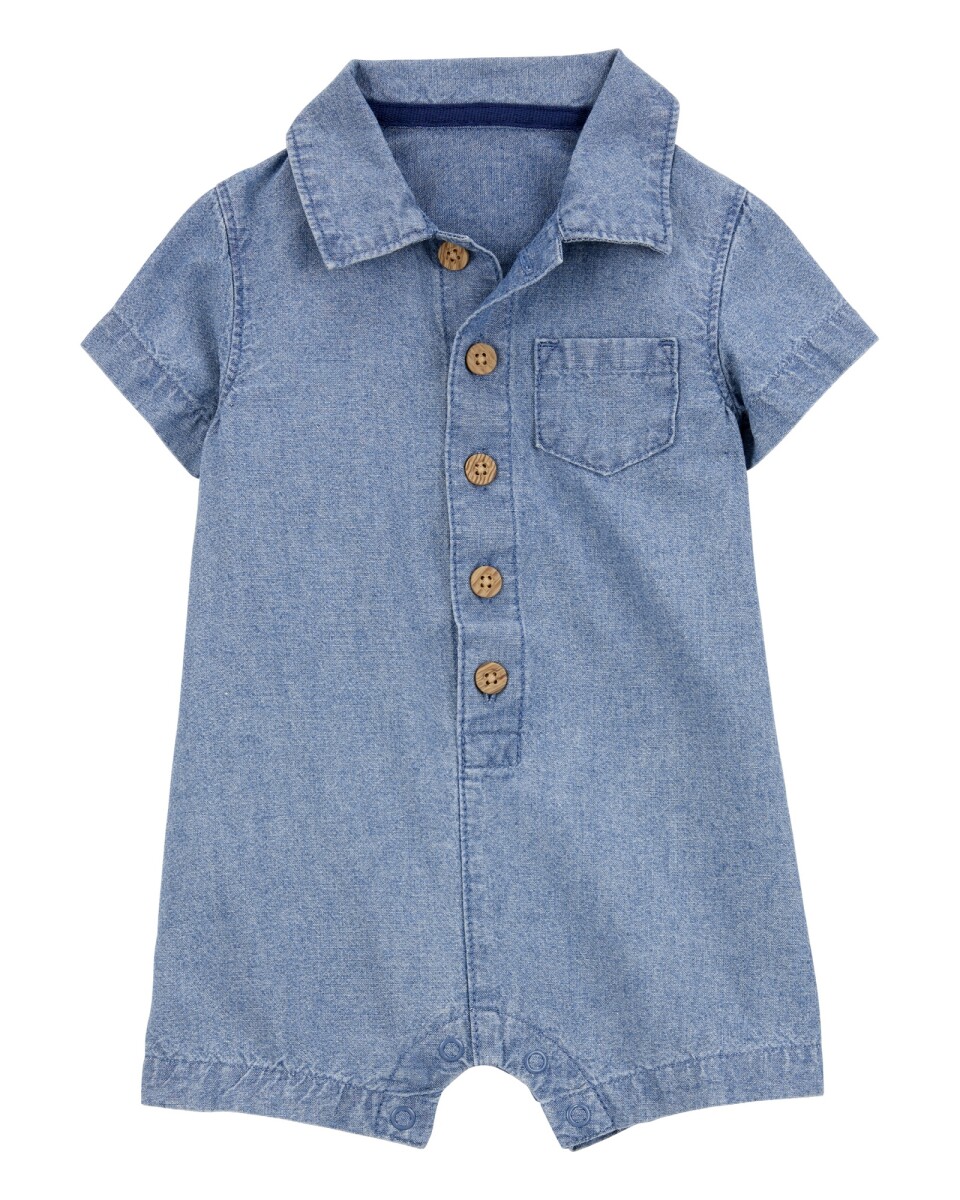 Monito corto de chambray 
