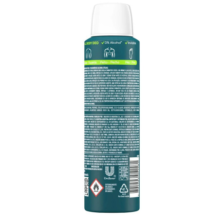 Desodorante en Aerosol Rexona Men All Body Deo Active 150ml Desodorante en Aerosol Rexona Men All Body Deo Active 150ml
