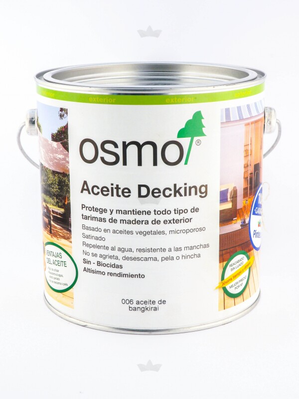 OSMO 006 ACEITE DECKING BANGKIRAI 2.5 LT. N/A