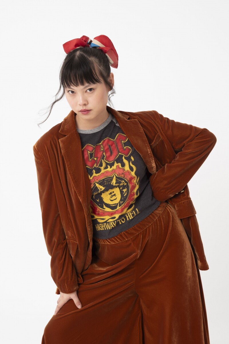 BLAZER DE FIT MODERNO Marron