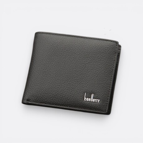 Billetera Maculina Clásica Negra