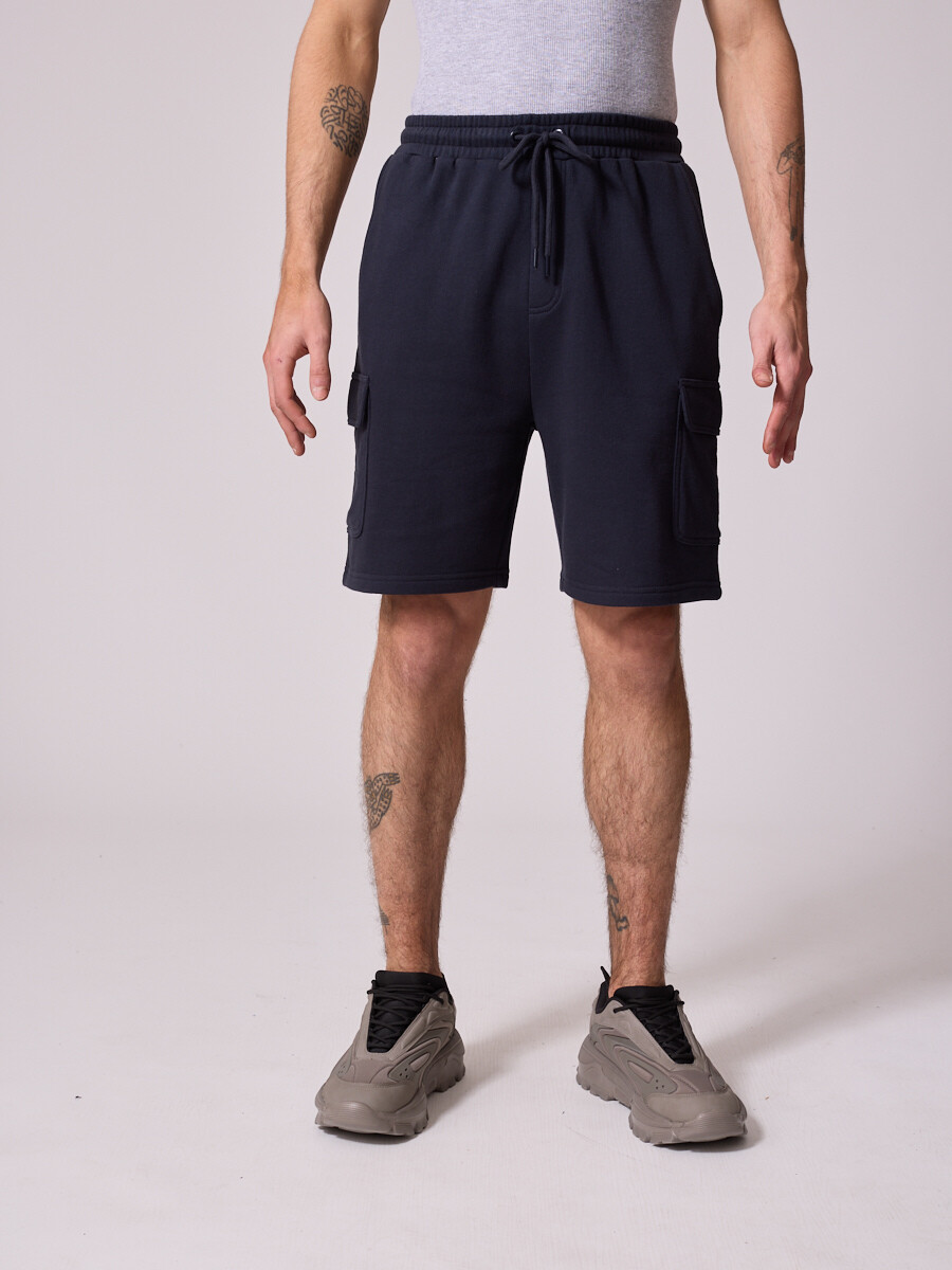 BERMUDA FELPA ELISO DIXIE - Navy 