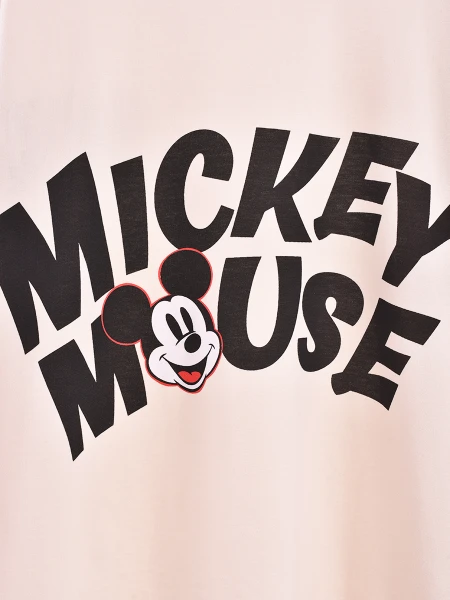 REMERA MICKEY BEIGE
