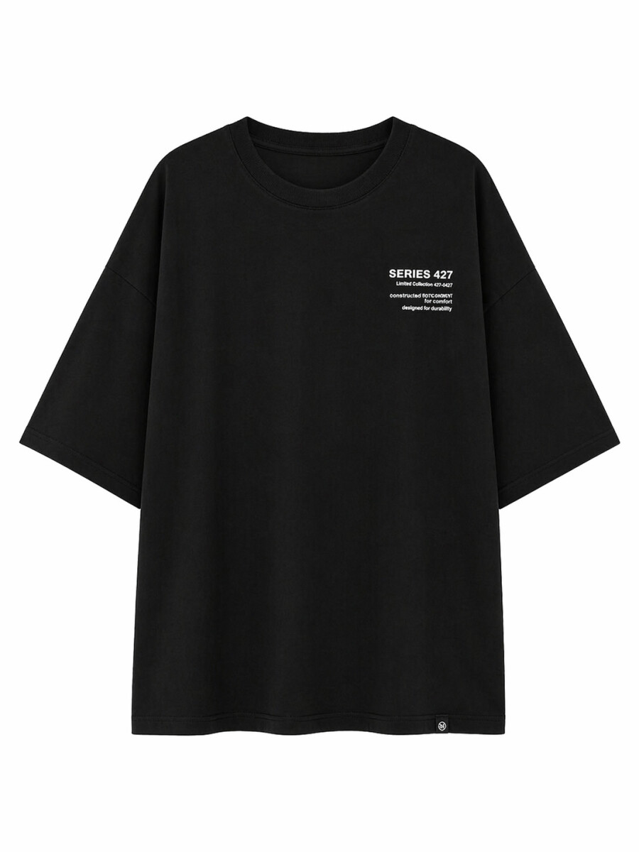 REMERA DUST RACE II - NEGRO 