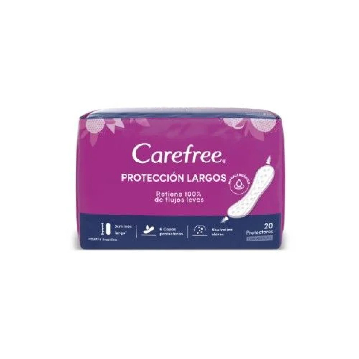 Carefree Protección Largos X 20 Un 