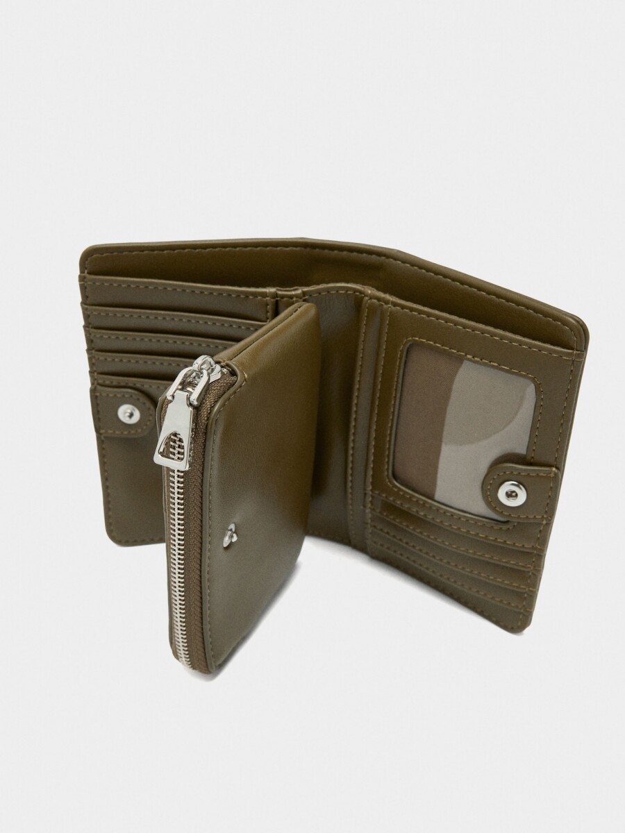 Cartera Estampado Animal S caqui