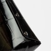 Shopper Menorca En Cuero Grabado Big Croco Negro