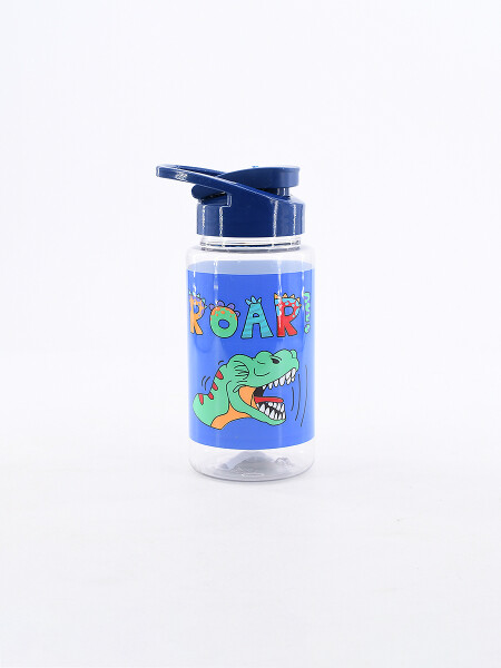 BOTELLA DINOS AZUL