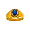 Anillo Solitario-Oro Bajo-Piedra Zafiro-AN8112 conpiedra