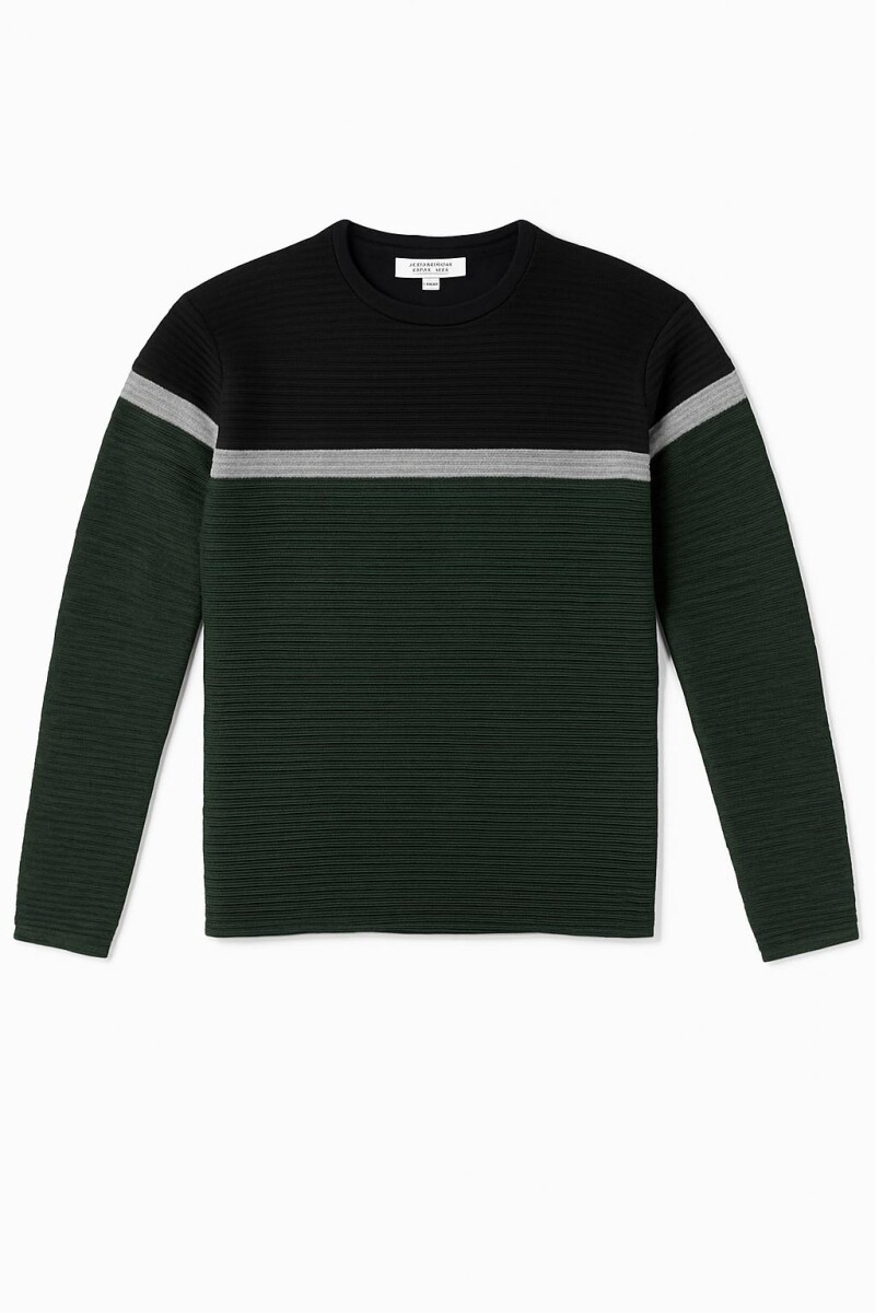 Sweater a rayas - Verde 