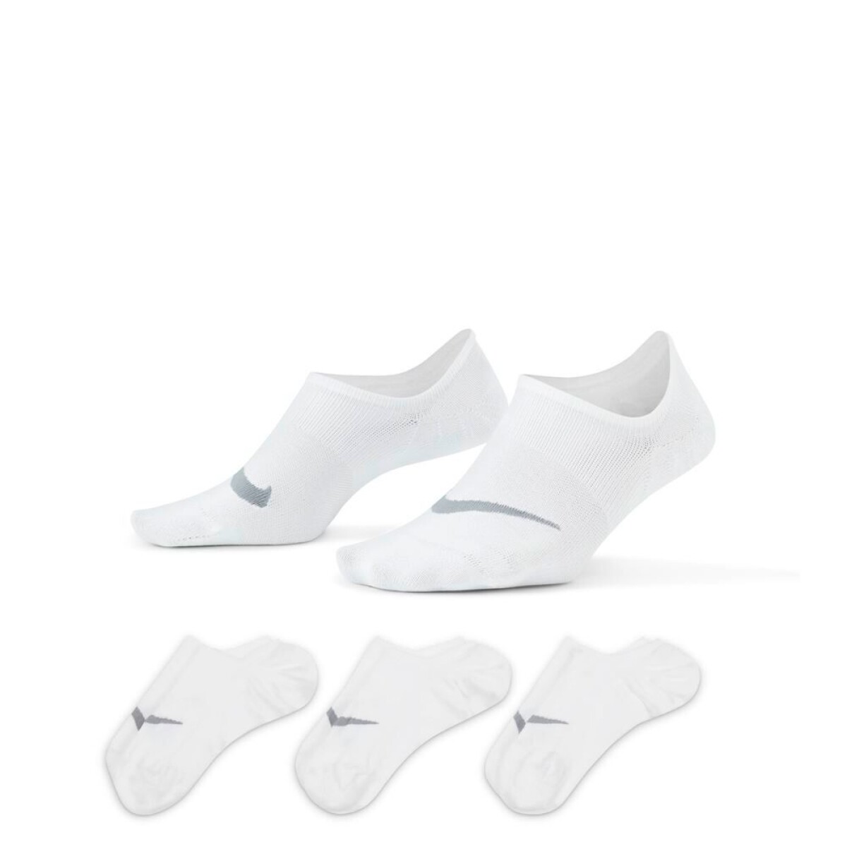 Medias Everyday Plus Lightweight 3-Pack de Mujer - Blanco 