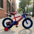 Bicicleta Infantil Yjtong R16 Canasto Parrilla Guardabarros Rojo 1