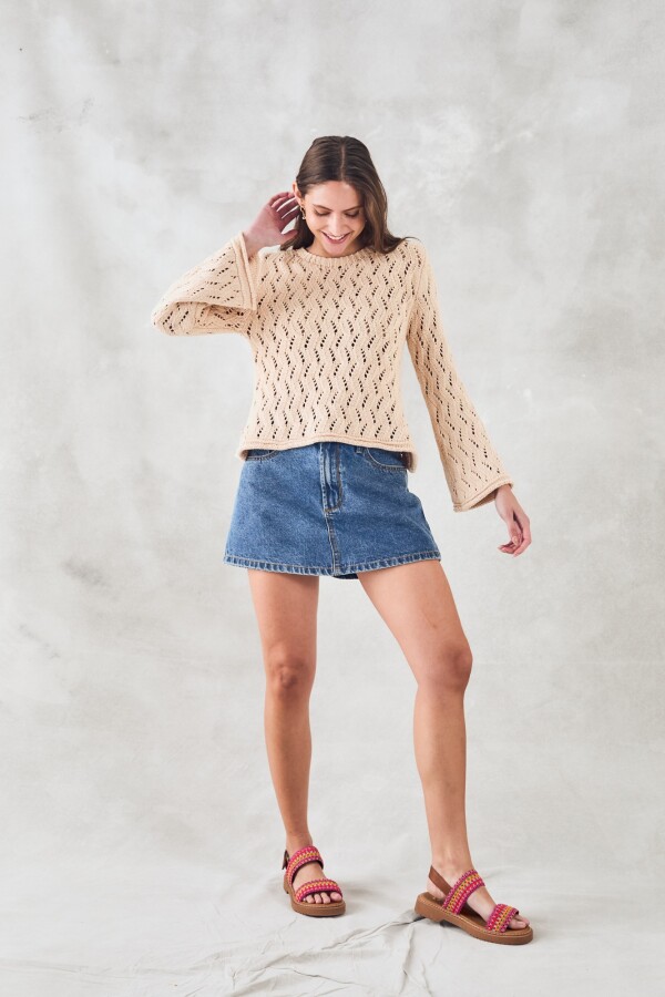Sweater Textura Crudo