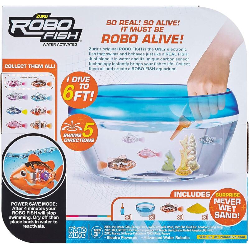 Robo Alive Robo Fish Swim n Fish Bowl Robo Alive Robo Fish Swim n Fish Bowl