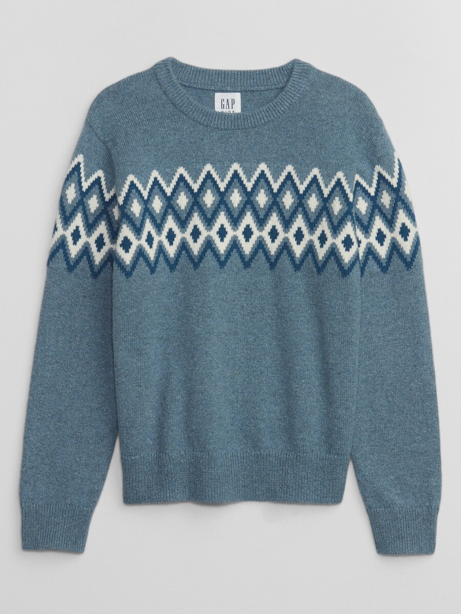 Buzo Fairisle Niño - Sp Fam Fair Isle Navy 