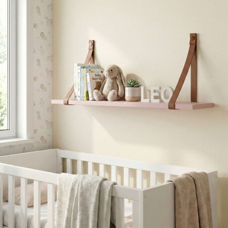 Estanteria flotante infantil Luna Rosa