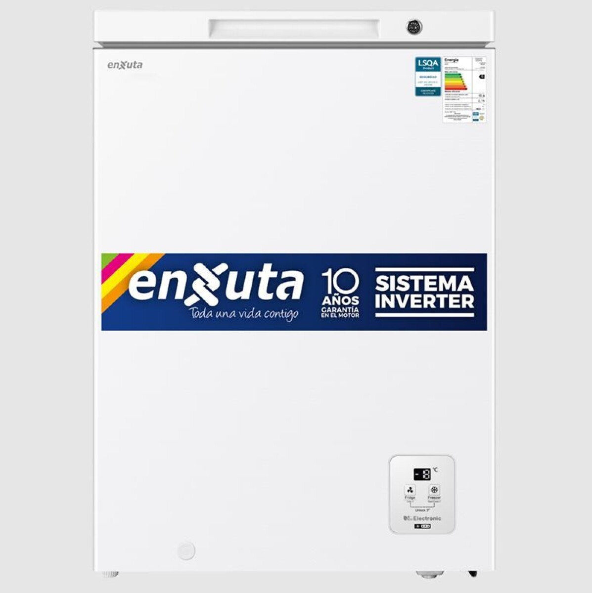 Freezer Horizontal Inverter Enxuta 141 Lts FHENXI16150 