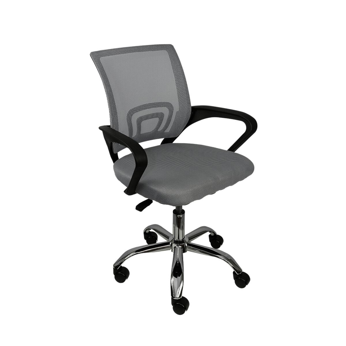 Silla de Escritorio Ergonómica Silla de Oficina Tapizado Mesh Gris 